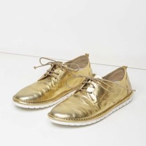 Marsèll Marsell Gomma Sancrispa Leather Oxfords Gold